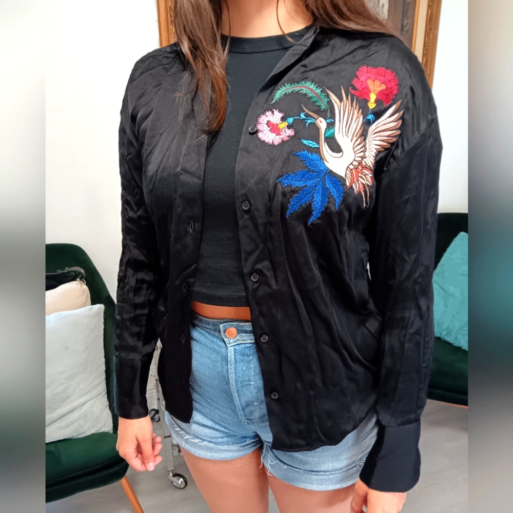 Sandro Paris Women`s Shirt Size 2